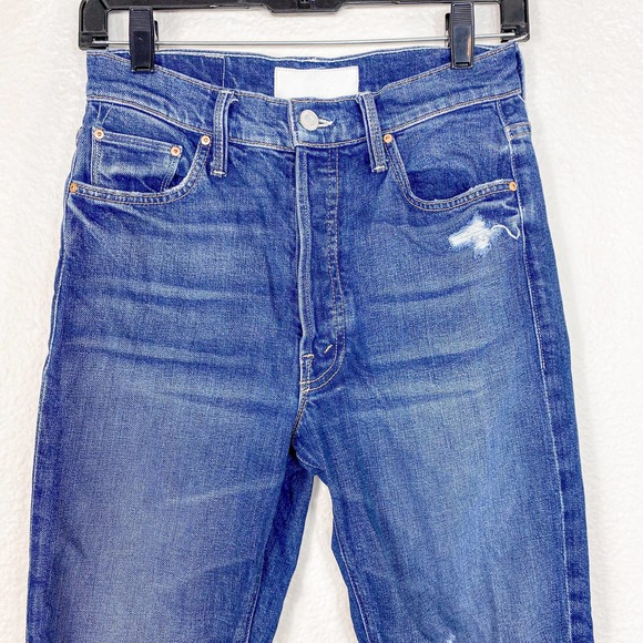 Mother Superior The Tripper Jeans in Your Treat or Mine Wash Denim Jeans Size 26 - Picture 5 of 16